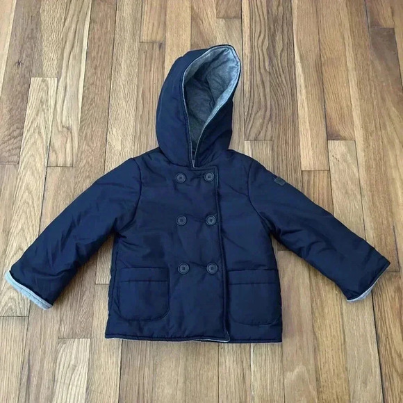 IL Gufo Original Baby Designer Winter Jacket Blue Size 12 Months - Picture 2 of 6